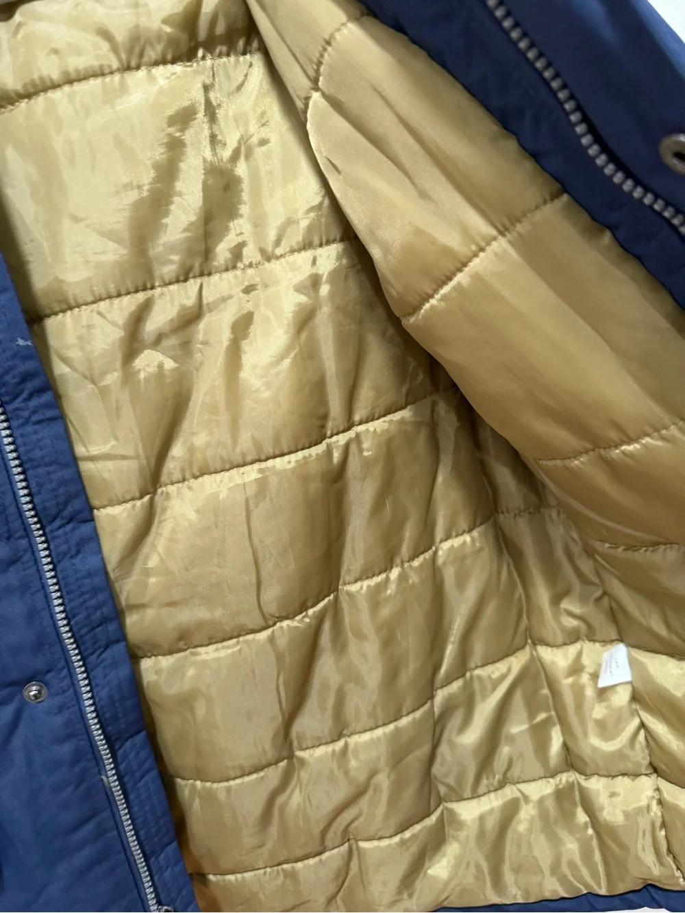 U.S. Polo Assn. Kids Navy Hooded Puffer Parka Coat  Size Large 10-12